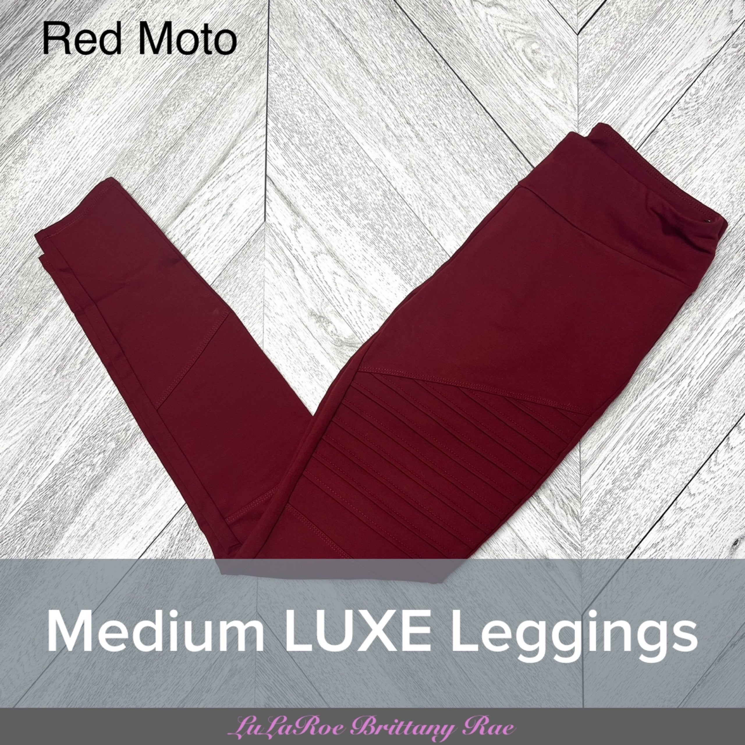 LuLaRoe Luxe Motto Leggings in Gray Medium NWT